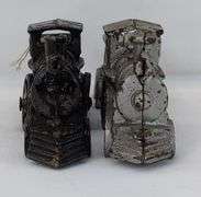 Cast Iron Train Locomotives, C.P. R.R. cart and Passenger Cars floor toys