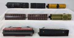 Sakai O Gauge Hudson & Pacific steam locomotive and tender, box, gondola, tank, caboose, accessories