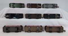 Lot of (17) Marx O Gauge NYC Caboose 556, NYC Caboose 694 variations