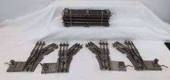 Prewar Ives RR Lines O Gauge 3 Rail Train Tracks and Switches Manual Electric