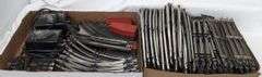 Large Lot of Marx O Gauge Train Tracks, Switches, Control Panels and Transformers