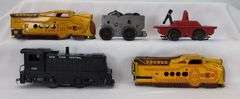 Marx O Gauge Union Pacific M 10005 UP shells, 588 New York Central diesel switcher, handcar, MORE