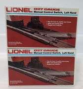 Modern Era Lionel 027 Gauge Train Track Lot - Switches, Crossing, and Remote Control Operating Track