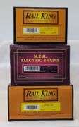 Modern Era MTH Rail King O Gauge 30-7939, 30-7928, 20-92014 Mint in box