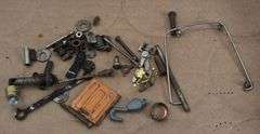 Prewar American Flyer, Lionel, Marx Train Parts & Accessories Lot: Rheostat, Motors, Wheels, and More