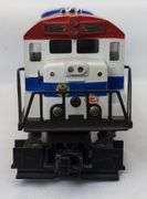 Modern Era Lionel O Gauge 7600 Frisco diesel loco, 7600 caboose, thirteen boxcars