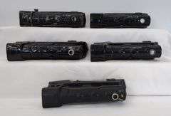 Lot of 5 Marx O Gauge steam locomotives one electric 898 four key wind