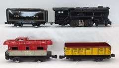 Two Louis Marx & Co. Stream Line Steam Type Electrical Train Sets 4822 and 5610 in box