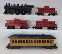 Postwar American Flyer Lines S Gauge 21165 Erie, 806, 24636, 24636, 625 Shell, 912, 736, 20