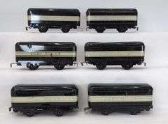 Lot of 12 Marx O Gauge lithographed tinplate streamline New York Central steam locomotive tenders
