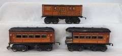 Prewar American Flyer Lines O Gauge 1205 RPO, 1206 Seattle, 1207 Chicago C.M.&St.P. RY