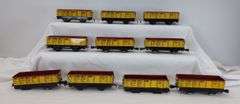Lot of 33 Marx O Gauge Baltimore & Ohio 241708 gondolas with variations