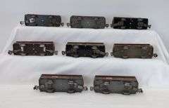 Lot of 18 Marx O Gauge 552 Rock Island l C.R.I.&P. gondolas with variations