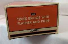 Modern Era Lionel O Gauge 318 Truss Bridge with Flasher and Piers 6-12772 Mint in box