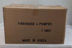 Mike's Train House MTH Kingsbury Firehouse & Pumper Wind-Up Toy Set Mint in shipper