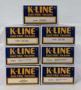 Modern Era K-Line O Gauge Desert Storm K-6644, two K-6652, two K-5134, K6335, K-5417 Mint in box