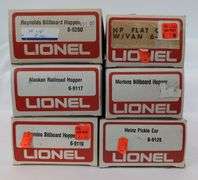Modern Era Lionel O Gauge 9114, 9116, 9117, 9122, 9128, 9260 Mint in box