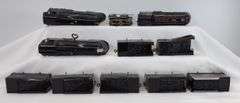 Wynadotte lithographed tinplate O Gauge windup steam 970 locomotives 3689 tenders
