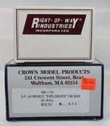 Crown Model Products and Right-of-Way Industries O Gauge Model Train Cars