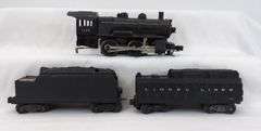 Postwar Lionel Lines O Gauge  1625 0-4-0 steam switcher locomotive and two tenders 6466W
