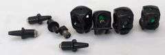 Postwar Lionel O Gauge two pair O22 Remote Control Switches controllers, lanterns, fixed voltage plugs