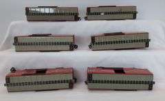 Marx O Gauge 4 wheel 1427 PRR box car 80982 Wabash gondola six of each