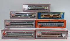 Lima, Rivarossi, AHM HO passenger trains American European in box