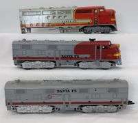 Marx O Gauge Santa Fe diesel locomotive 21, 1095 & B unit