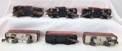 Lot of 15 Marx O Gauge red Bogota, Montclair, Observation, 547 REA, USM-1953 passenger trains