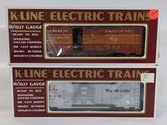 Modern Era K-Line O Gauge K-6457, K90004, K90003, two K647702, K649304, K6160 Mint in box