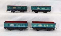 Lot of 16 Marx O Gauge 548 Guernsey Milk 91257 Seaboard and 552 Rock Island