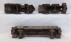 Cast Iron Pennsylvania Limited combine car, No. 400 2-4-0 , unnumbered 2-4-0 floor toys