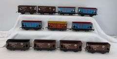 Lot of 17 Marx O Gauge 554 NP, 738701 PRR, 86000 D.L.&W. Coal Cars