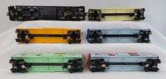 Modern Era Lionel O Gauge 7600 Frisco diesel loco, 7600 caboose, thirteen boxcars