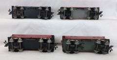 Lot of 11 Marx O Gauge lithographed tinplate Cabooses - 20102 NYC & 92812 Reading Lines