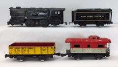 Two Louis Marx & Co. Stream Line Steam Type Electrical Train Sets 4822 and 5610 in box