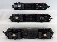 Modern Era K-Line O Gauge Santa Fe 2333, B-unit, 2335 diesel A-B-A locomotive units