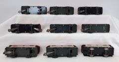 Lot of 18 NYC 20102 Tinplate Lithographed Caboose Train Cars variations
