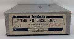 Brass Tenshodo HO C&NW EMD F-9 Diesel Loco 131/132 powered A dummy B in box