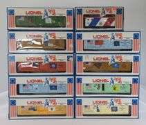 Modern Era Lionel O Gauge Spirit of '76 7600, 01, 02, 03, 05, 06, 08, 10, 12, 13 in box