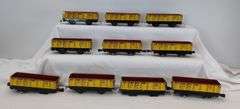 Lot of 33 Marx O Gauge Baltimore & Ohio 241708 gondolas with variations
