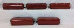 Marx O Gauge lot of 5 New York Central red streamline steam locomotive tenders