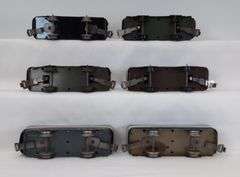 Lot of 12 Marx O Gauge lithographed tinplate streamline New York Central steam locomotive tenders