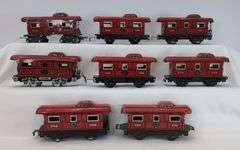 Lot of (17) Marx O Gauge NYC Caboose 556, NYC Caboose 694 variations