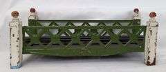 Prewar/Postwar Lionel O Gauge bridge span w/approaches, track, keepers, wire coils, lockons, More