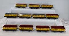 Lot of 33 Marx O Gauge Baltimore & Ohio 241708 gondolas with variations