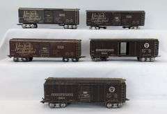 Lot of 14 Marx O Gauge 8 wheel box cars NYC UP PRR NYNH&H