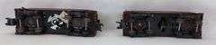 Two Postwar American Flyer Lines S Gauge 977 Deluxe Action Caboose rubber & tin figure