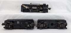 Postwar Lionel Lines O Gauge  1625 0-4-0 steam switcher locomotive and two tenders 6466W