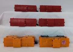 Lot of twelve Marx O Gauge Cabooses NYC, Union Pacific, AT&SF, Penn Central, Marlines